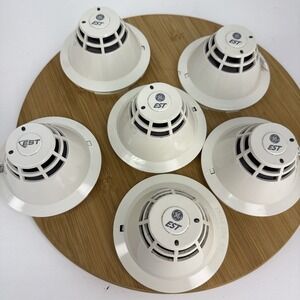 EST Edwards SIGA-PS Intelligent Photo Detector Without Base Fire Alarm Lot Of 6